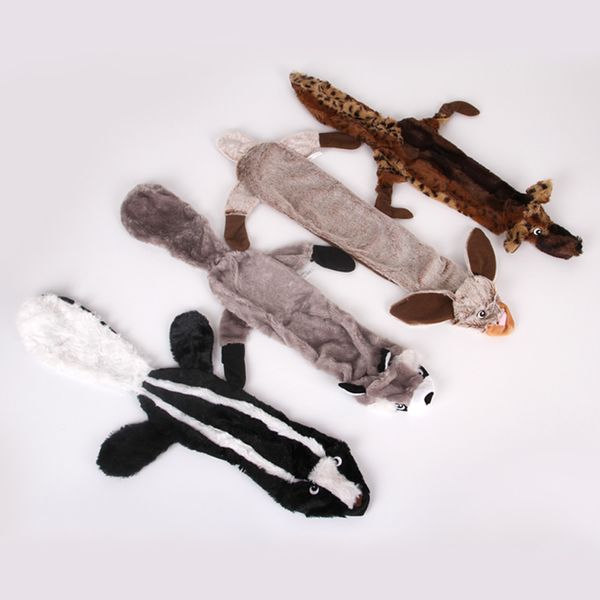 

cute black squirrel raccoon rabbit plush puzzle bite-resistant teeth vocal dog toy teeth tooth odor lovely animal plush toy 60cm