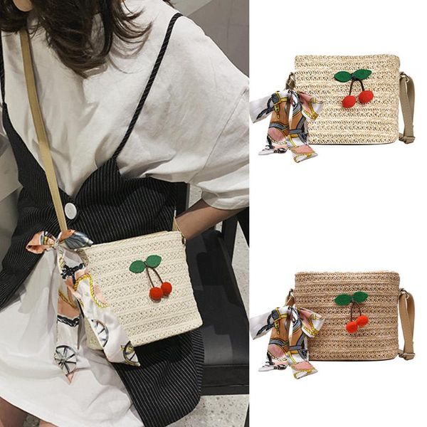

bags women bag fashion retro scarf embroidery shoulder bag handbag woven beach crossbody bags for women sac main femme