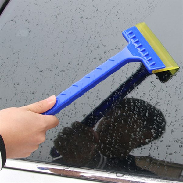 

multi-purpose car windscreen ice snow scrapper squeegee soft handle #8gh