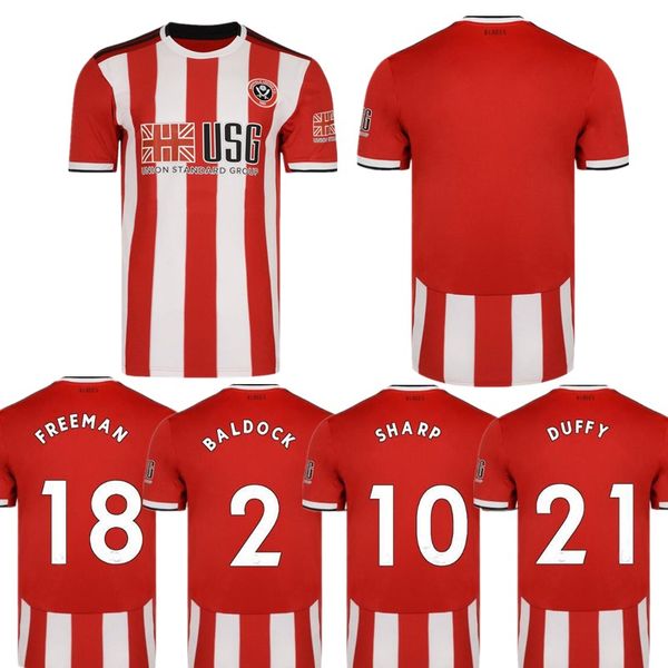 

2019/20 sheffield united soccer jerseys sharp mcgoldrick futbol camisa football camisetas shirt kit maillot maglia trikot, Black;yellow