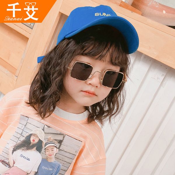 

2-10 years old 2020 children's sunglasses boys girls design fashion sunglasses vintage kids personalized baby sun glasses, White;black