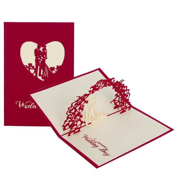 

любовь 3d up карты день святого валентина подарок открытка с конвертом наклейки свадебные приглашения открытки юбилей forher