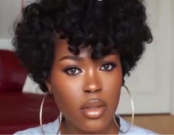 

european and american fashion wigs explosions african wigs short curly hair chemical fiber fake hair short rolls, Black;brown