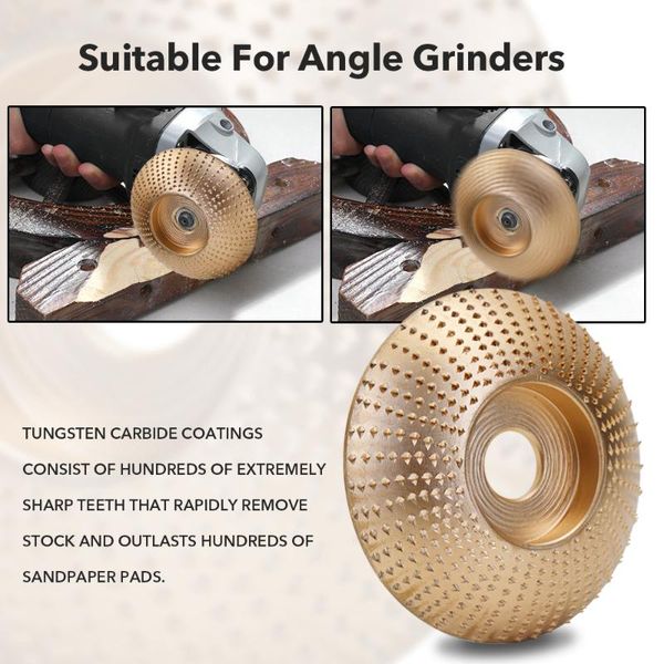 

5/8inch bore high-carbon steel abrasive disc wood angle grinding wheel sanding carving rotary tool for angle grinder