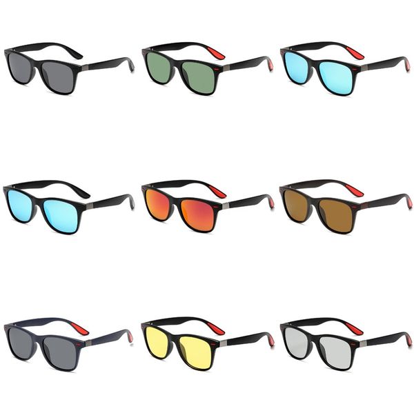 

fashion large tortoise metal frame sunglasses men women driving square brown 54mm sun glasses lens wiith box #659, White;black