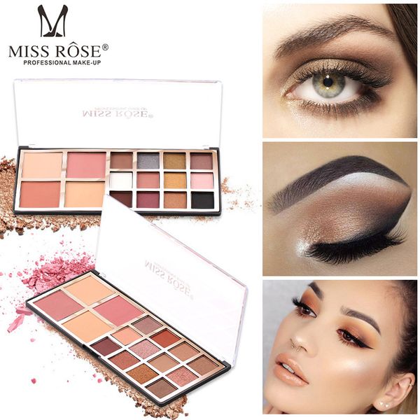 

miss rose new easy to smudge 16 color makeup tray