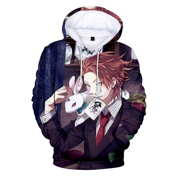 

anime hxh hunter x hunter hisoka 3d print women men hoodies sweatshirt streetwear hip hop funny hooded jacket male tracksuit232m, Black