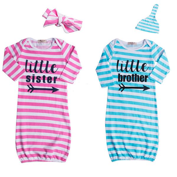 

little sister baby swaddling blanket newborn striped swaddle fashion comfortable sleep bag, Blue;red