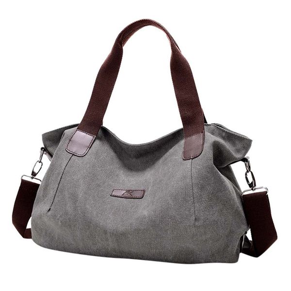 

fashion large capacity single shoulder messenger bag totes travel shopping bags women's canvas portable multi-function bag f926