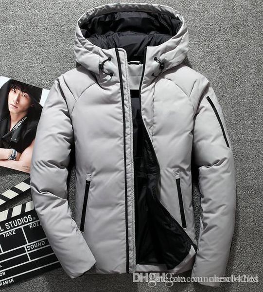 

mountain baltoro winter jacket blue white down jacket men women winter feather overcoat jacket warm coat#002, Black