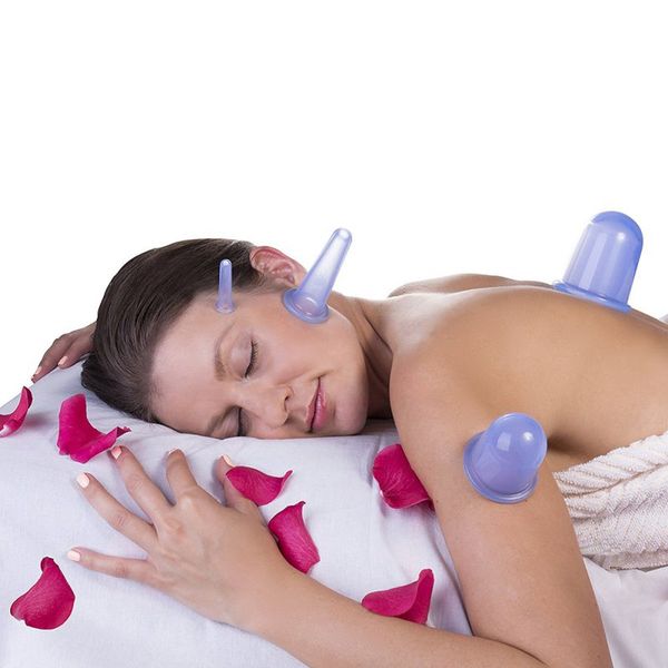 

silicone cupping cup set vacuum cup cupping therapy set silicone face and body massage