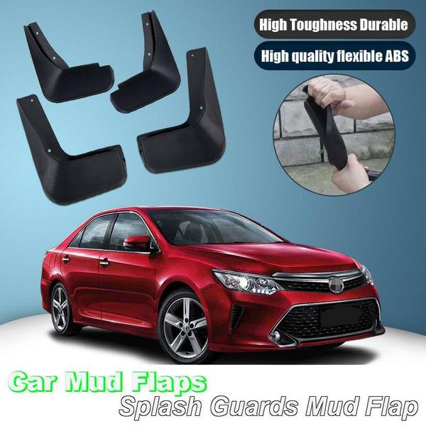 

for toyota camry 2018 4pcs splash guards mud flap front rear mudguards fender