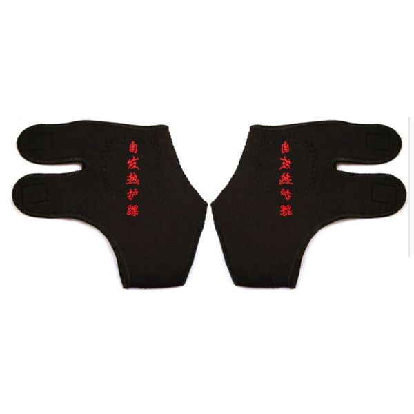 

ankle support 1pair tourmaline self-heating far infrared magnetic therapy massager pain relief foot health care, Blue;black