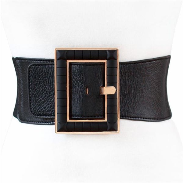 

european and american retro girdle extra wide belts women's vintage dress girdle specialized belts fashion accessories, Black;brown