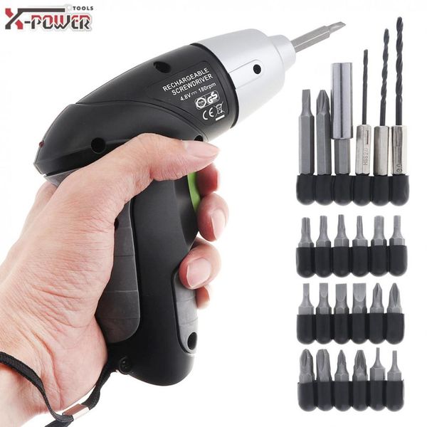 

mini screwdriver ac 100~240v cordless screw driver rechargeable 4.8v electric screwdriver for household maintenance