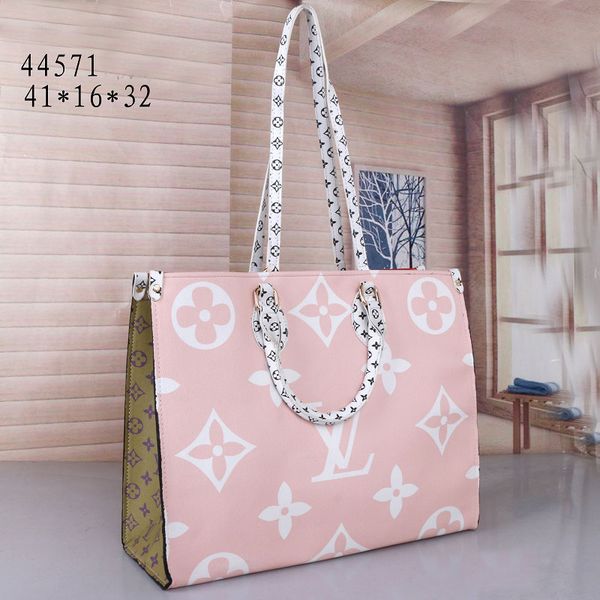 

2020 new designer brand shoulder bag luxury handbag louιs v woman printed fashion shoulder bag pu bag shopping bags #226, Black
