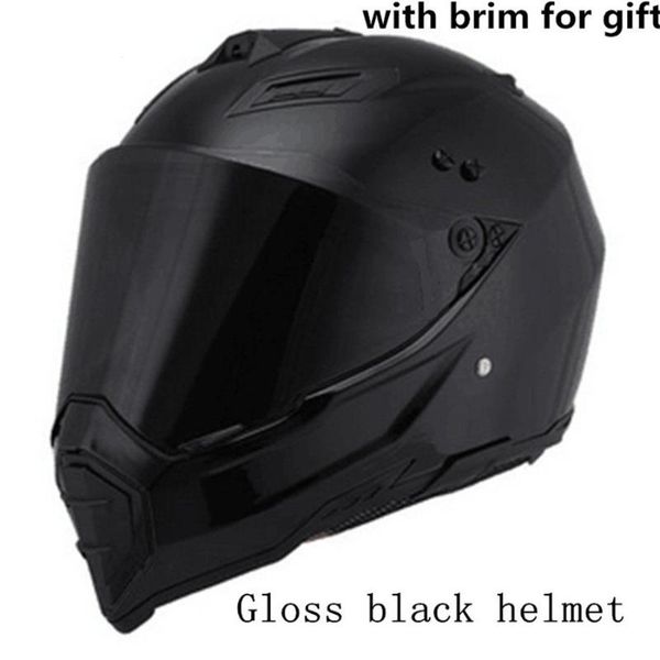 

motorcycle helmets helmet men full face moto riding abs material adventure motocross motorbike with removed sun brim