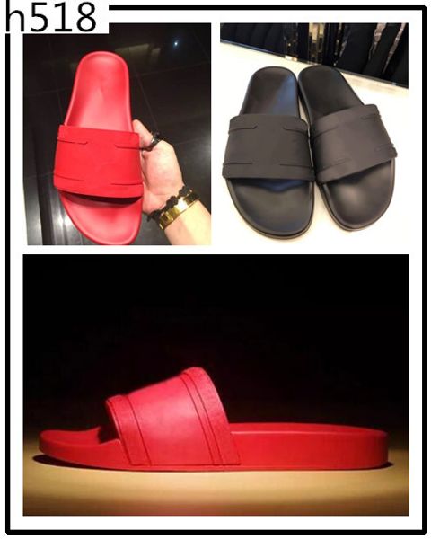 

original box 2019 men's palazzo medusa slide sandals slippers mens shoes size36-45 womens slippers 3, Black