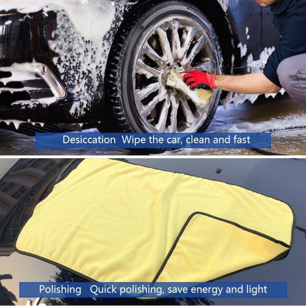 

92*56cm oversized car cleaning care terry cloth super soft microfiber wipe clean towel car washr cleaning brush cleaner