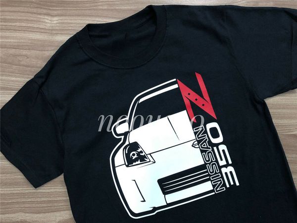 

nissan 350z car racing cotton t-shirt street tee shirt, White;black