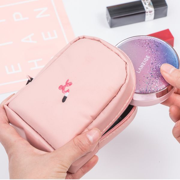 

1 pc women cosmetic bag mini makeup bag make up tasjes pouch lipstick organizer trousse maquillage dropshipping