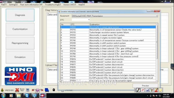 

hino diagnostic explorer 2 - hino dx2 1.1.18.6 with troubleshooting files