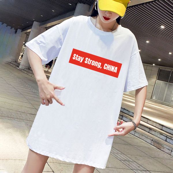 

2020 women designer clothes one-piece plus size women clothing ladies short sleeve dress summer stay strong china print dress -4xl, Black;gray