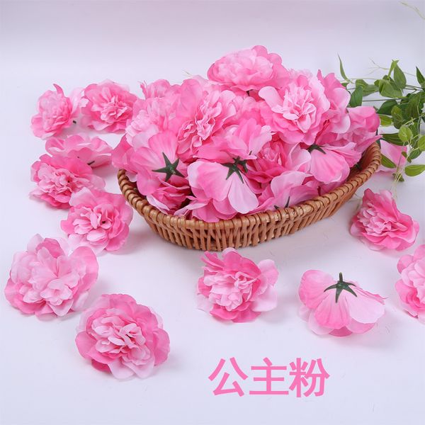 

50pcs /lot wedding simulation dahlia flower wedding arch decorative flower wall pgraphy landscaping decorative dahlia flower head