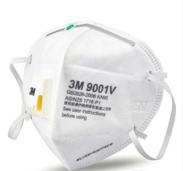 

in stock 3m kn95 n95 mask ffp2 mask 9051v 9542 9542v 9001v with valve anti dust protective dustproof pm2.5 mask dhl shipping