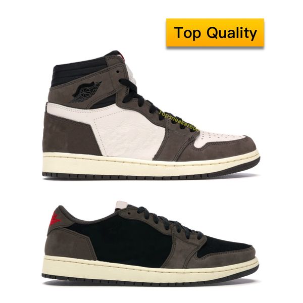 

man sport shoes j 1 retro high travis scotts with original box women cactus jack sneaker size 5.5-12