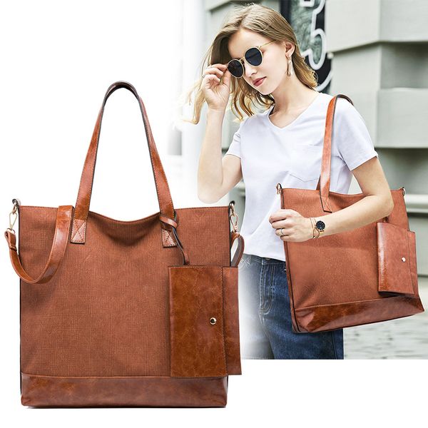 

large-capacity bag women's bag 2020 new fashion cute simple one-shoulder hand-held tote college students class