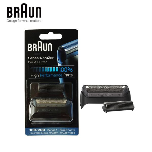 

braun 10b/20b (1000/2000 series) foil & cutter replacement high performance part razor blade(180 190 1775 1735 2675 5728 5729