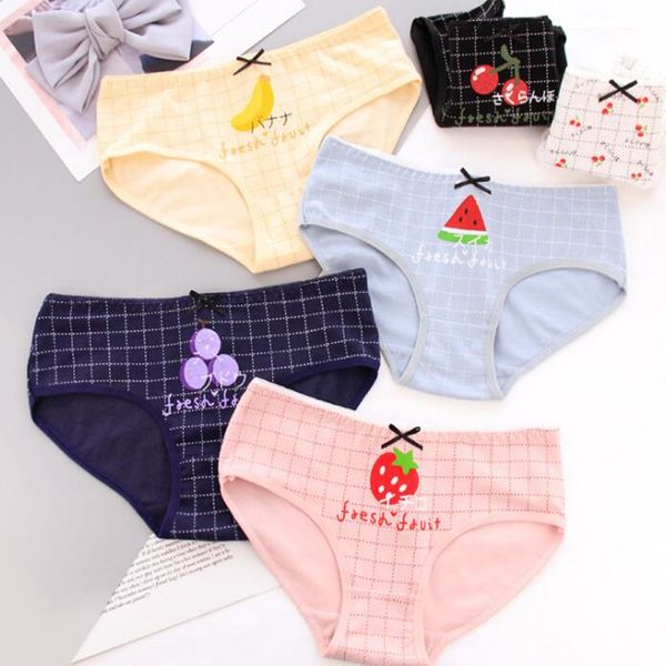 

7 pcs cotton underwear for girls 2018 new children soft panties teenages candy color briefs sq-030-7p, Camo
