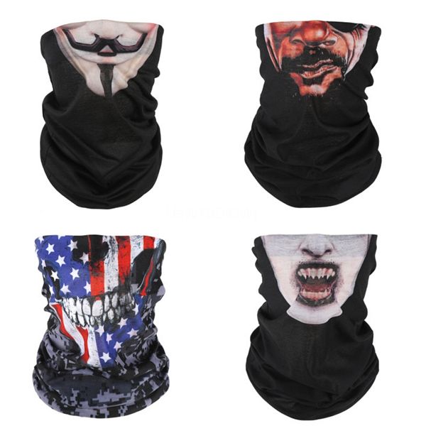 

magic face masks sunscreen headgear skull scarf summer outdoor cycling bandanas scarves face towel protective mask gga3434-7 #447#959, Blue;black