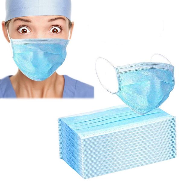 

dust fafilter mouth face mask blue blue safely masks facemask shield 200 1pcs air pollutionfor adult