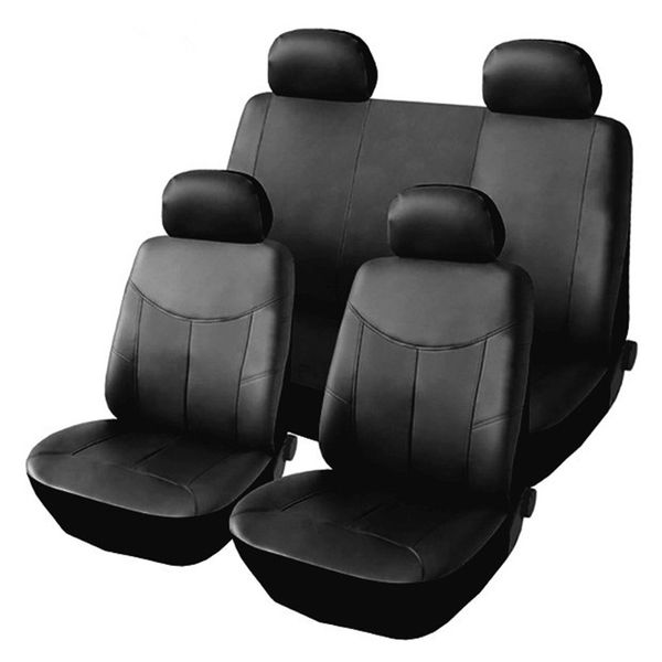 

universal car seat cover leather full set black red for jimny ignis alto swift liana grand vitara 2007 sx4