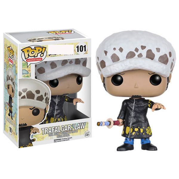 4 tyle funko pop anime one piece trafalgar law vinyl action figure with box 100 popular toy gify gift