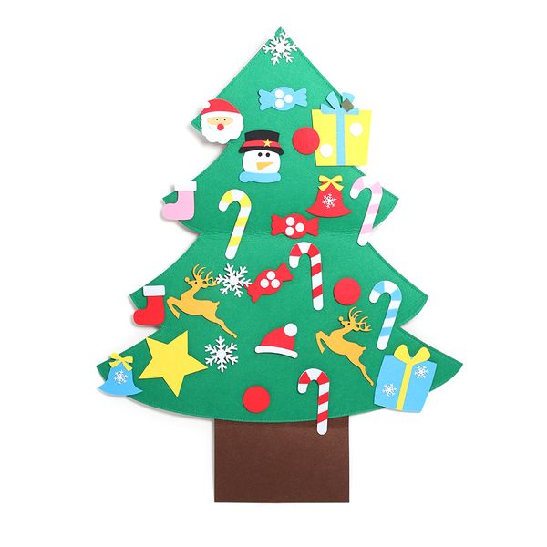 

1pc xmas висячие украшения home decor дети diy войлок ёлочные украшения с новым годом детей рождественский подарок