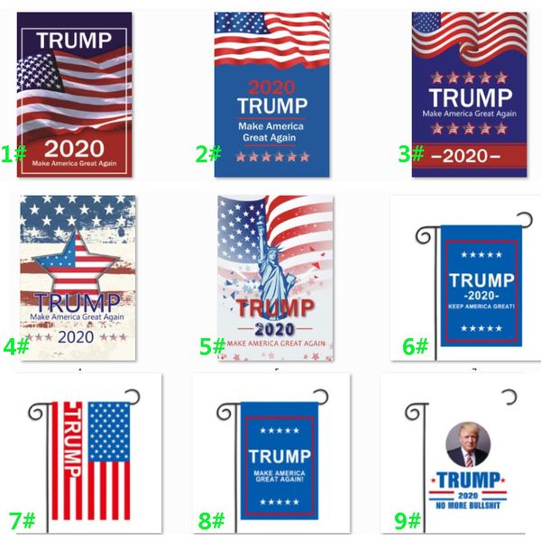

new trump 2020 flag make america great again usa garden flags stripe banner flags in outdoor patio lawn hh9-2221