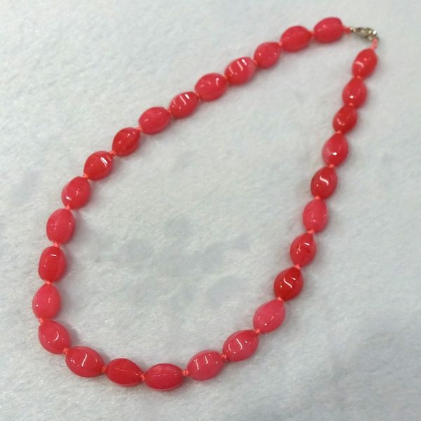 

3pcs/lot natural quartz agates stone rose red jades women's colorful choker necklace knotted facet beaded necklace collar free, Silver