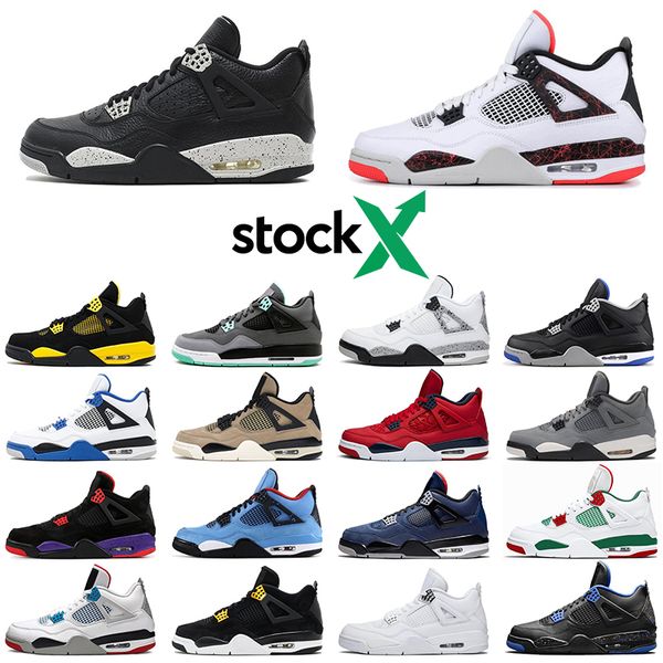

jumpman 4 vintage oreo мужчин обувь для баскетбола 4s pale citron travis скоттс black cat бред прохладный серый мужские кактус джек кроссовк