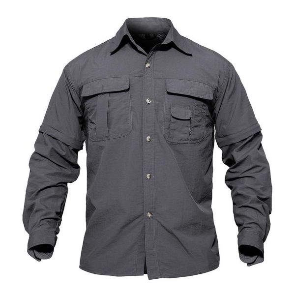 

men shirt summer quick drying sleeves detachable shirts military army tactical shirts breathable workout wear smmd broadcloth super, White;black
