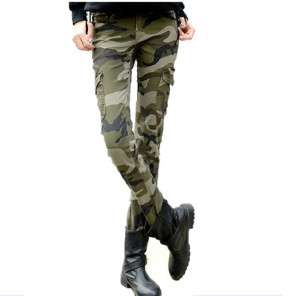 

2020 fashion camo skinny jeans woman camouflage jeans slim plus size pencil jean femme pantalones vaqueros mujer 0421, Blue