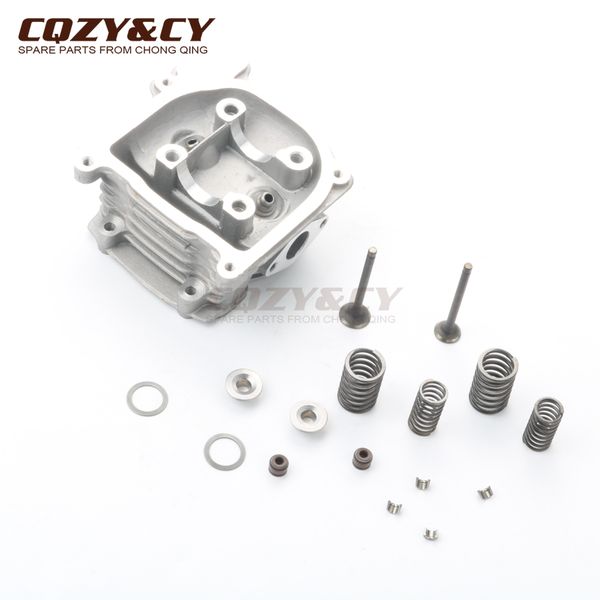 

50cc non-egr cylinder head kit & 16*18mm valve kit for gy6 50cc 139qmb 139qma 64mm 4-stroke