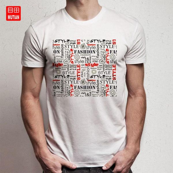 

men's t-shirts fashion quotes art t shirt, White;black