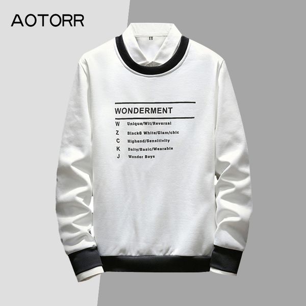 

2019 new brand letter printed fleece hoodies sweatshirt fashion hipster sportsuit male hoody casual pullover coat men's hoodies, Black