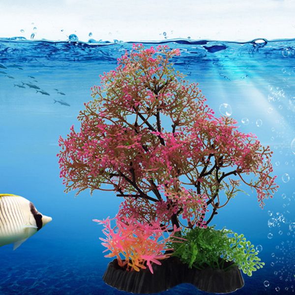 

bonsai flower artificial plants fish tank plants aquarium decoration fish tank ornaments plant aquatic flower decorative
