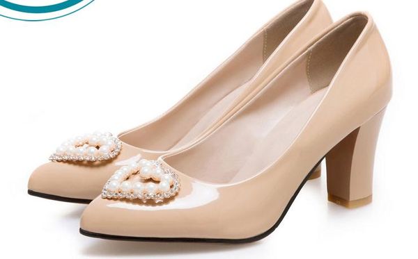 

2019 women's shoes in spring and autumn with new style high heel coarse heel pointed end@5062, Black