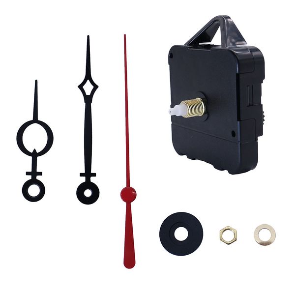 

clock movement mechanism battery operated diy repair part replaces 17mm shraft, Slivery;brown