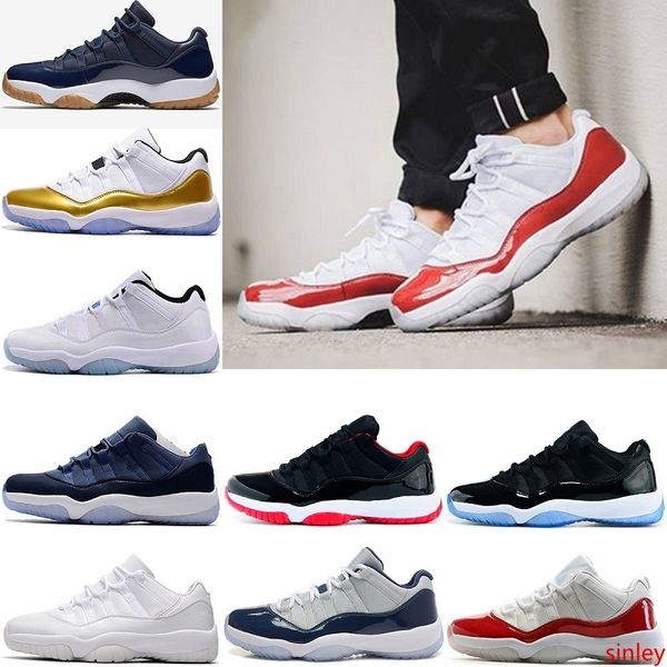 

new mens 11 11s basketball shoes barons unc gym red heiress black bred concord metallic gold space jam sports sneakers us 8-13